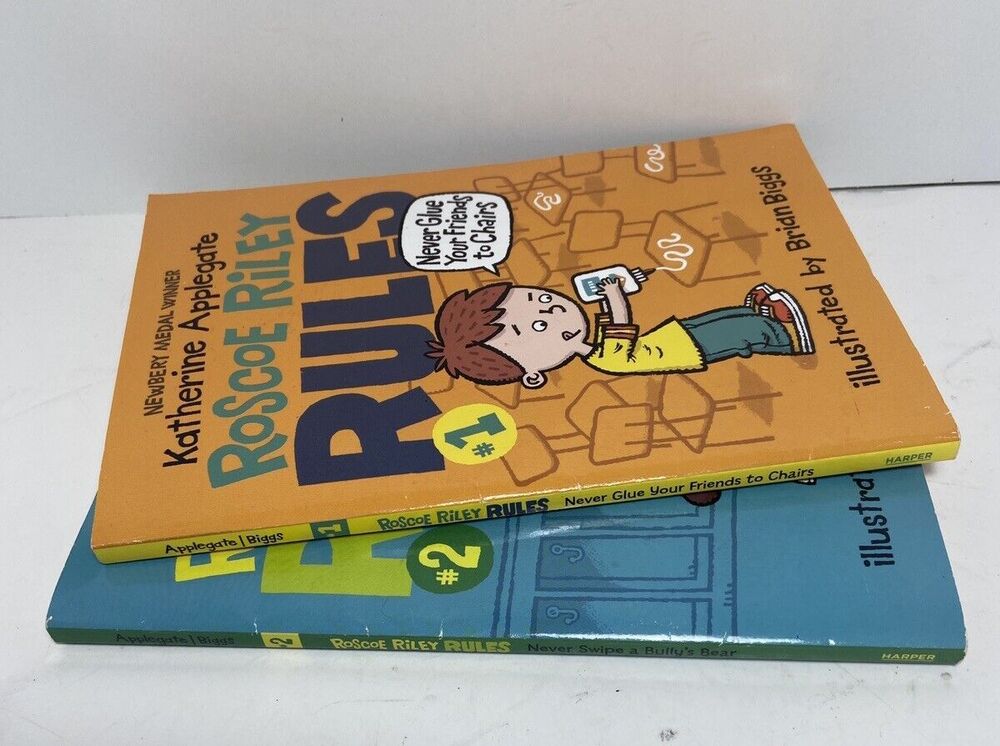 Roscoe Riley Rules Paperback Books Lot of 2 katherine Applegate Age 6-10 - Picture 3 of 3
